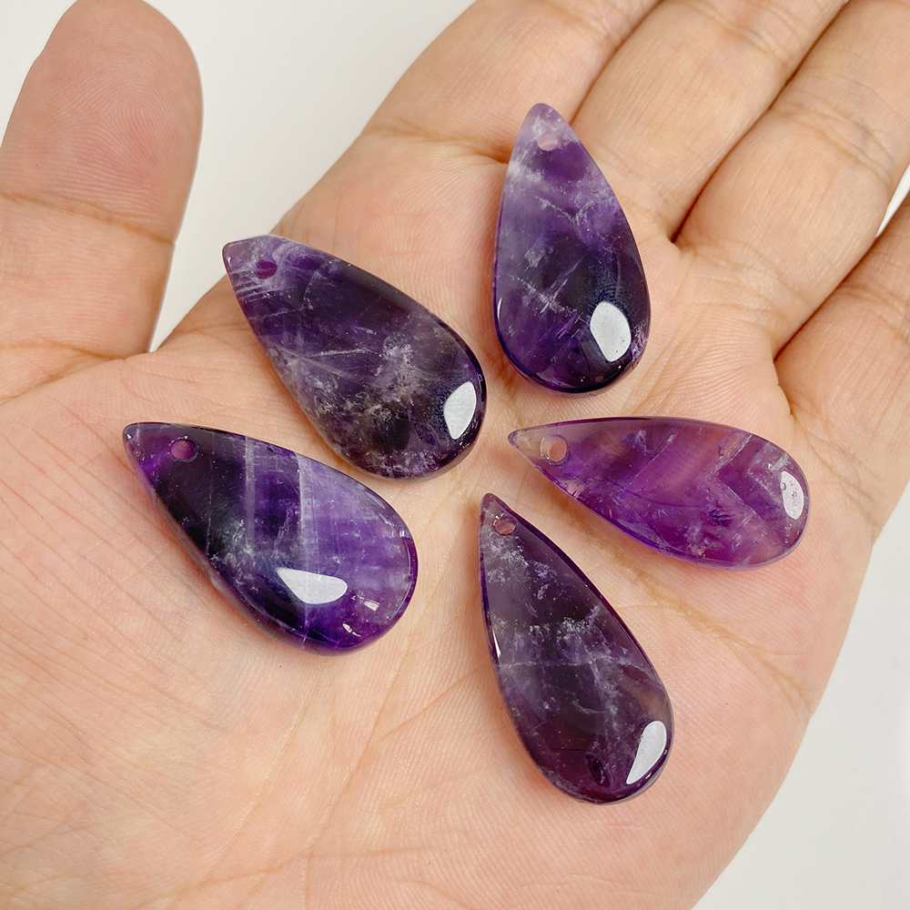 Vintage Fashion Stores - 1PC Big Waterdrop Shape Stone Pendant