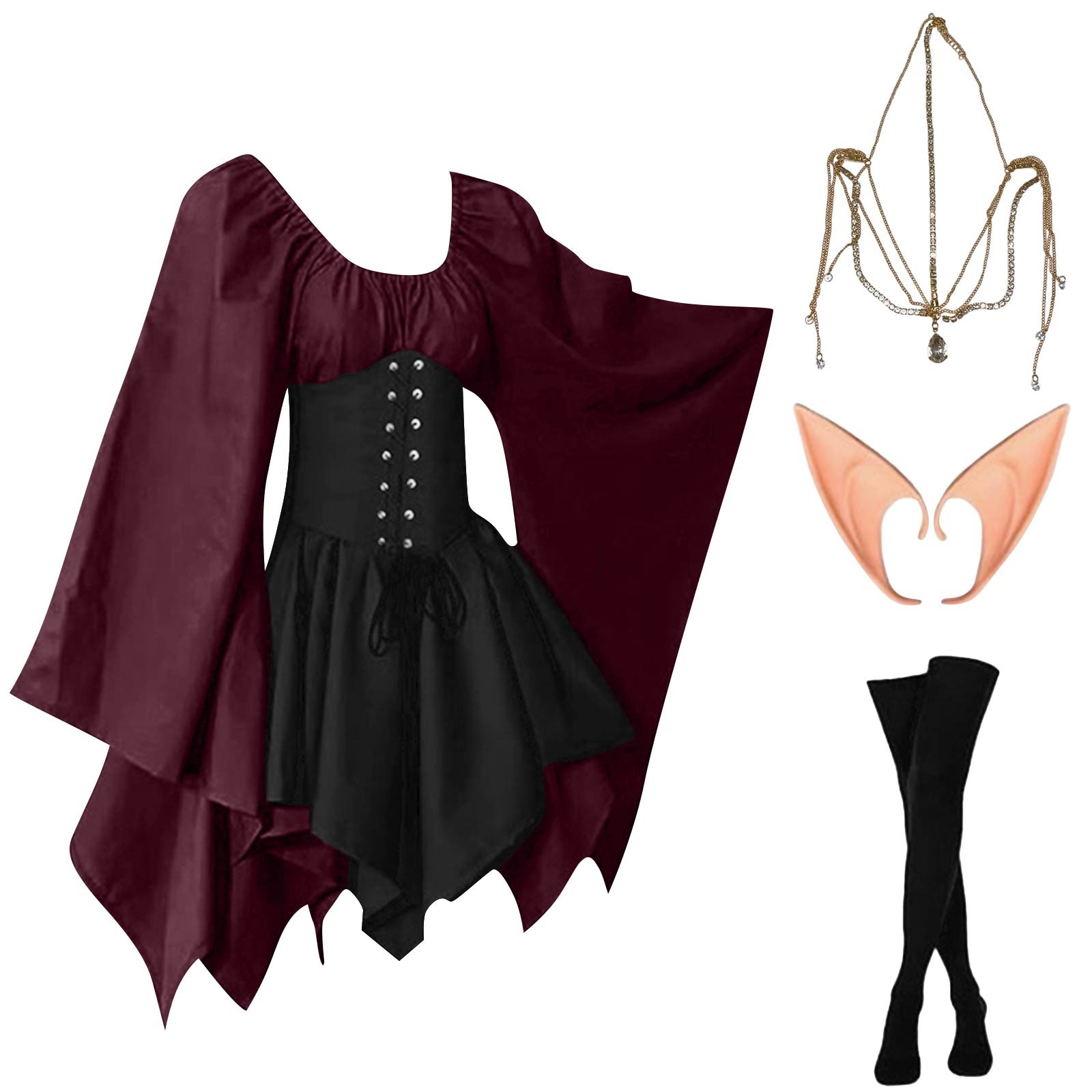 Halloween Cosplay Palace Victo - Vintage Fashion Dresses 评论和价格