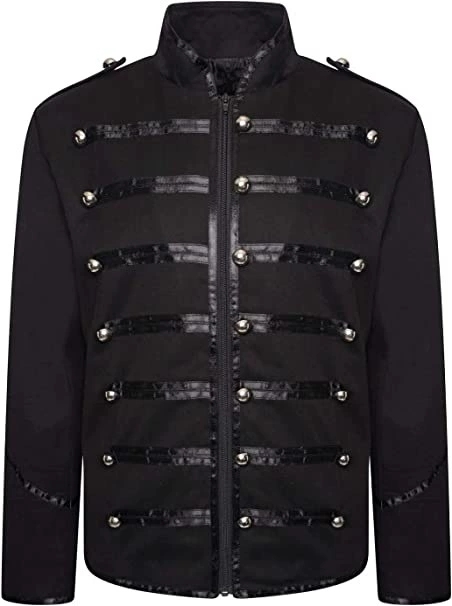 Men's Steampunk Rockstar Jacke - Vintage Fashion Dresses 评论和价格