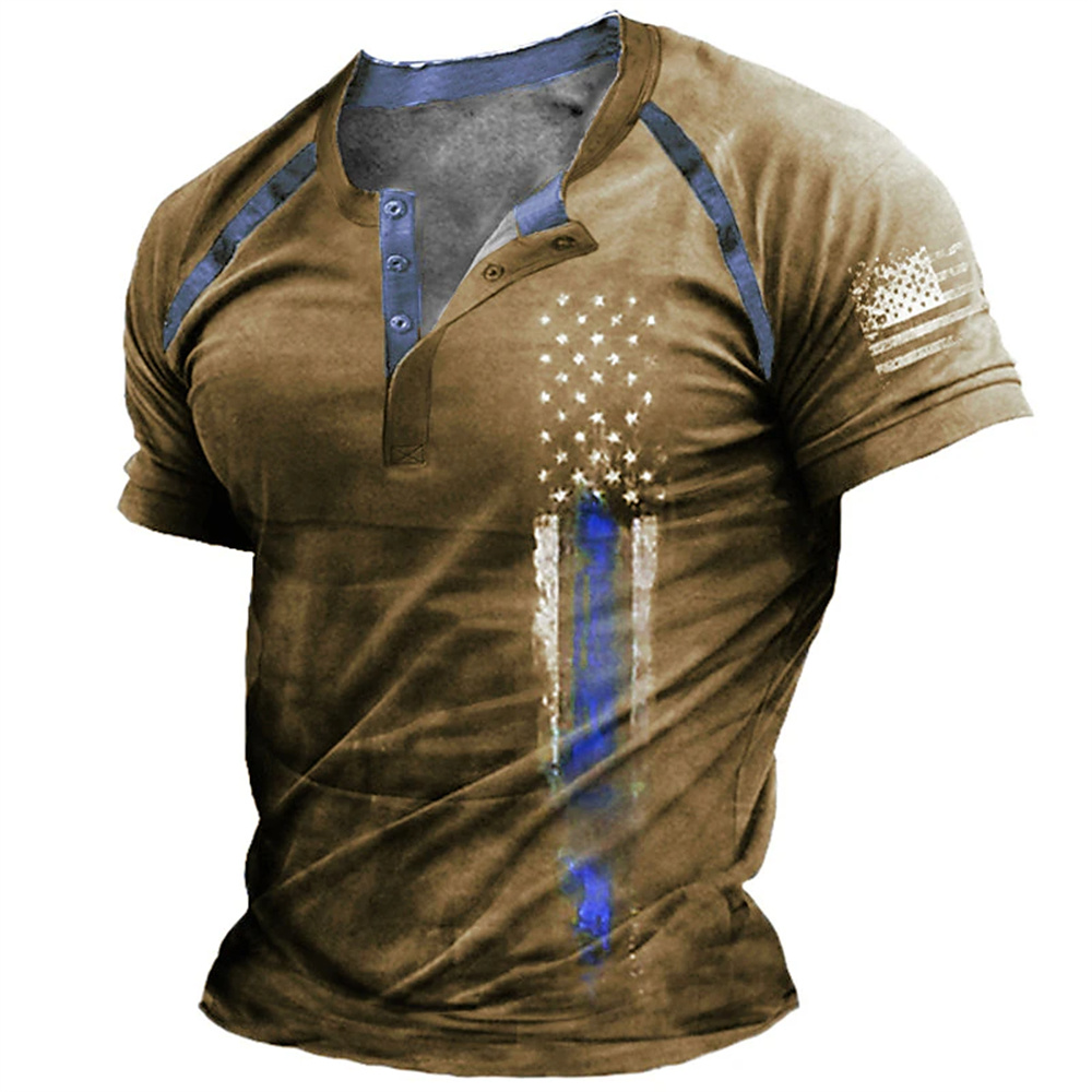 Funny 3D American Flag Print M - Vintage Fashion Enthusiasts 评论和价格