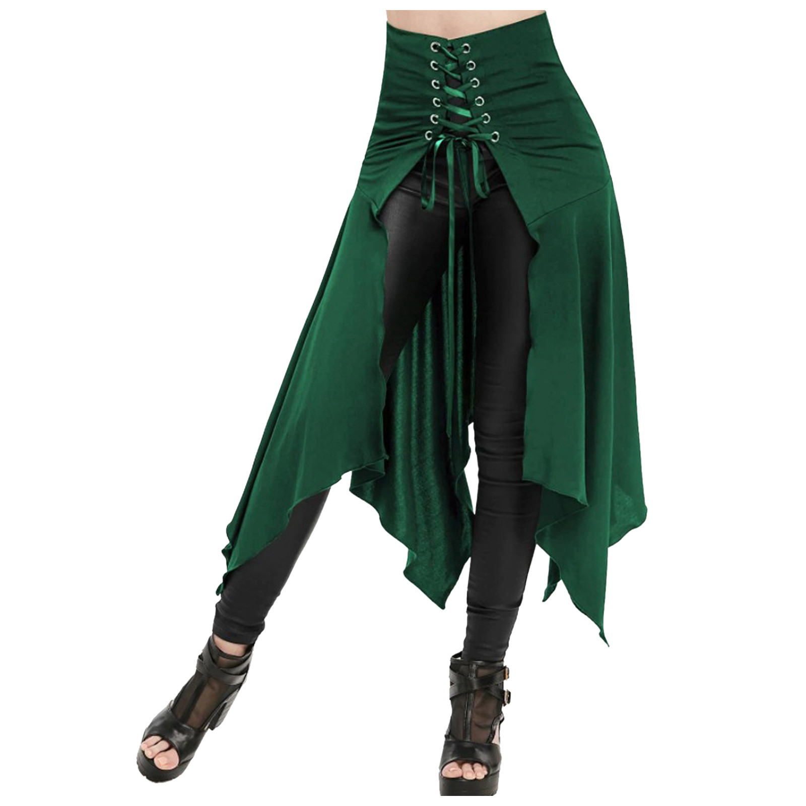 Gothic Skirt Black Medieval Vi - Vintage Fashion Dresses 评论和价格